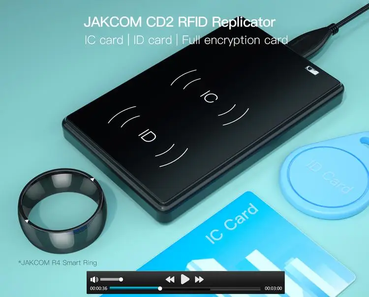 Репликатор RFID JAKCOM CD2 новый продукт считыватель карт контроля доступа для смарт-кольца R4 Jakcom ring