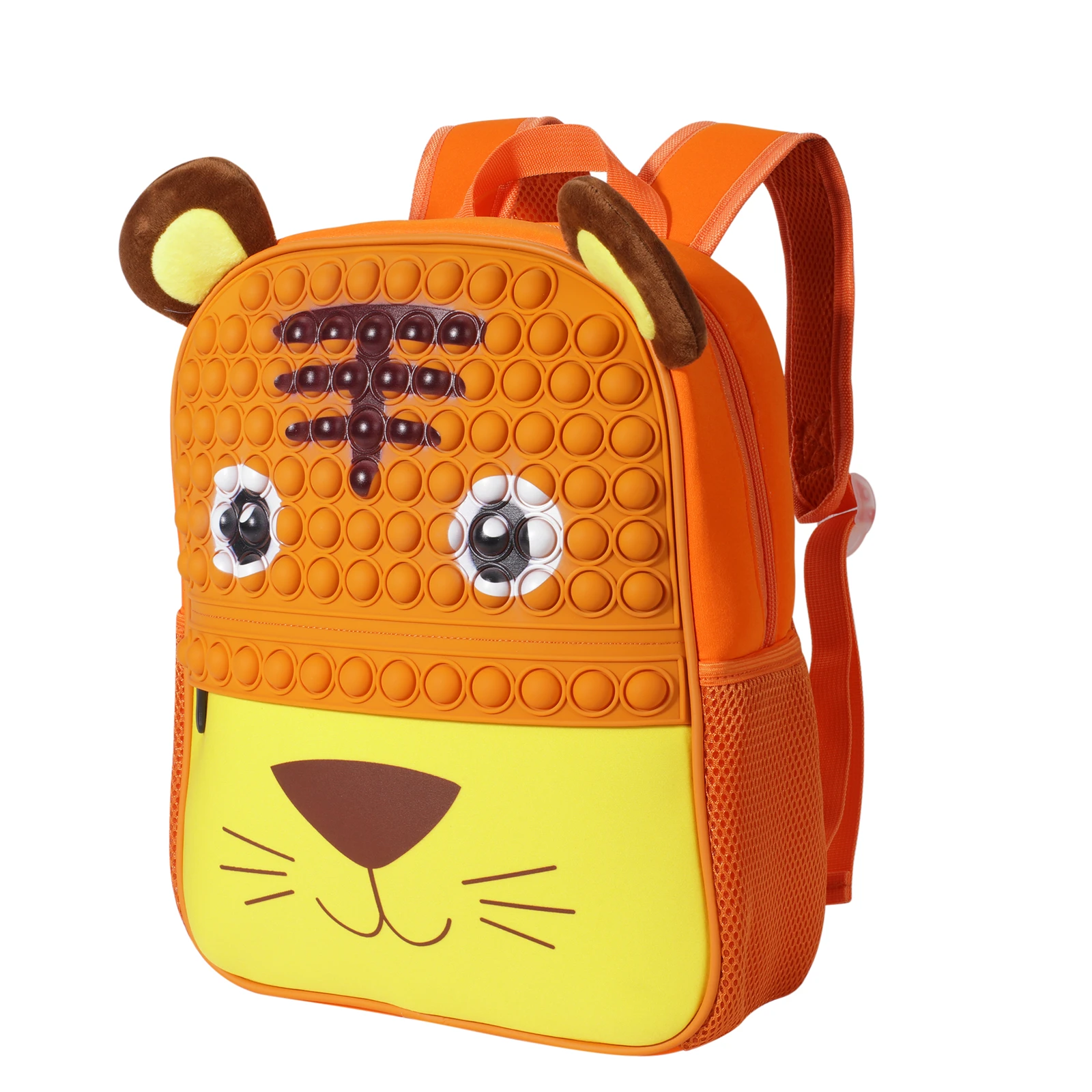 Wholesale New Tiger Design Silicone Shoulder Bag Gifts For Boys Girls Kids Pop School Bag Backpack