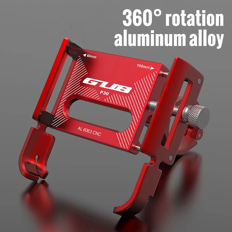 Aluminum Phone Holder Stand Universal Cell Phone Bike Scooter Mobile Phone Stand