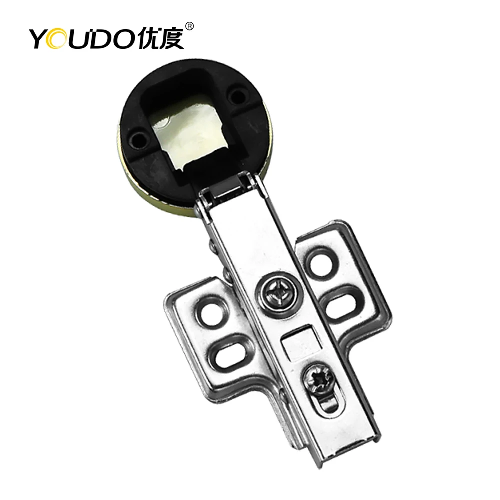 YOUDO Factory Direct Sale Glass Cabinet Hinge Concealed Soft Closing Hinge Hydraulic Furniture Hinges