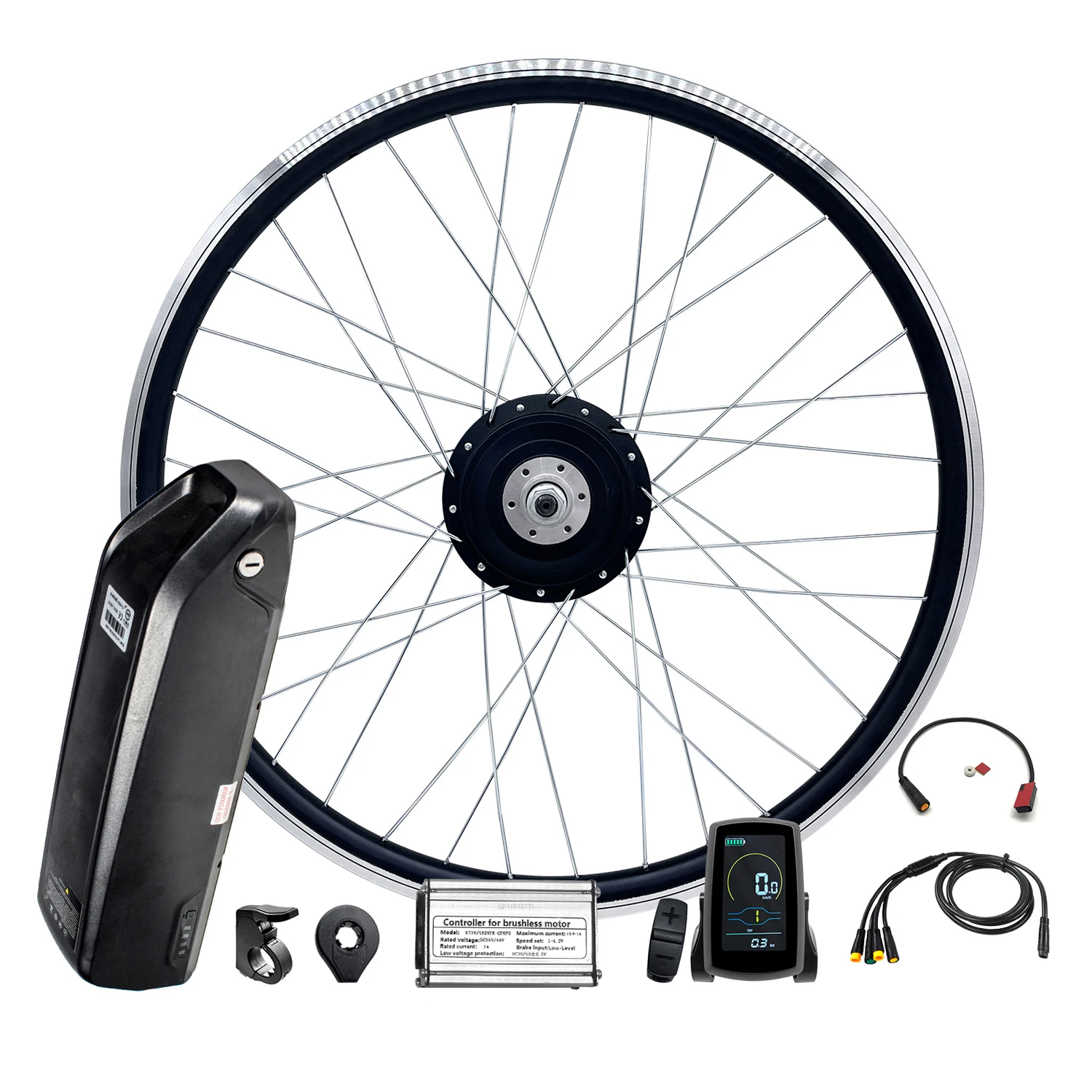 ebike conversion kit 26 inch with battery 1000-3000w rear wheel bicycle electric motor kit with battery
