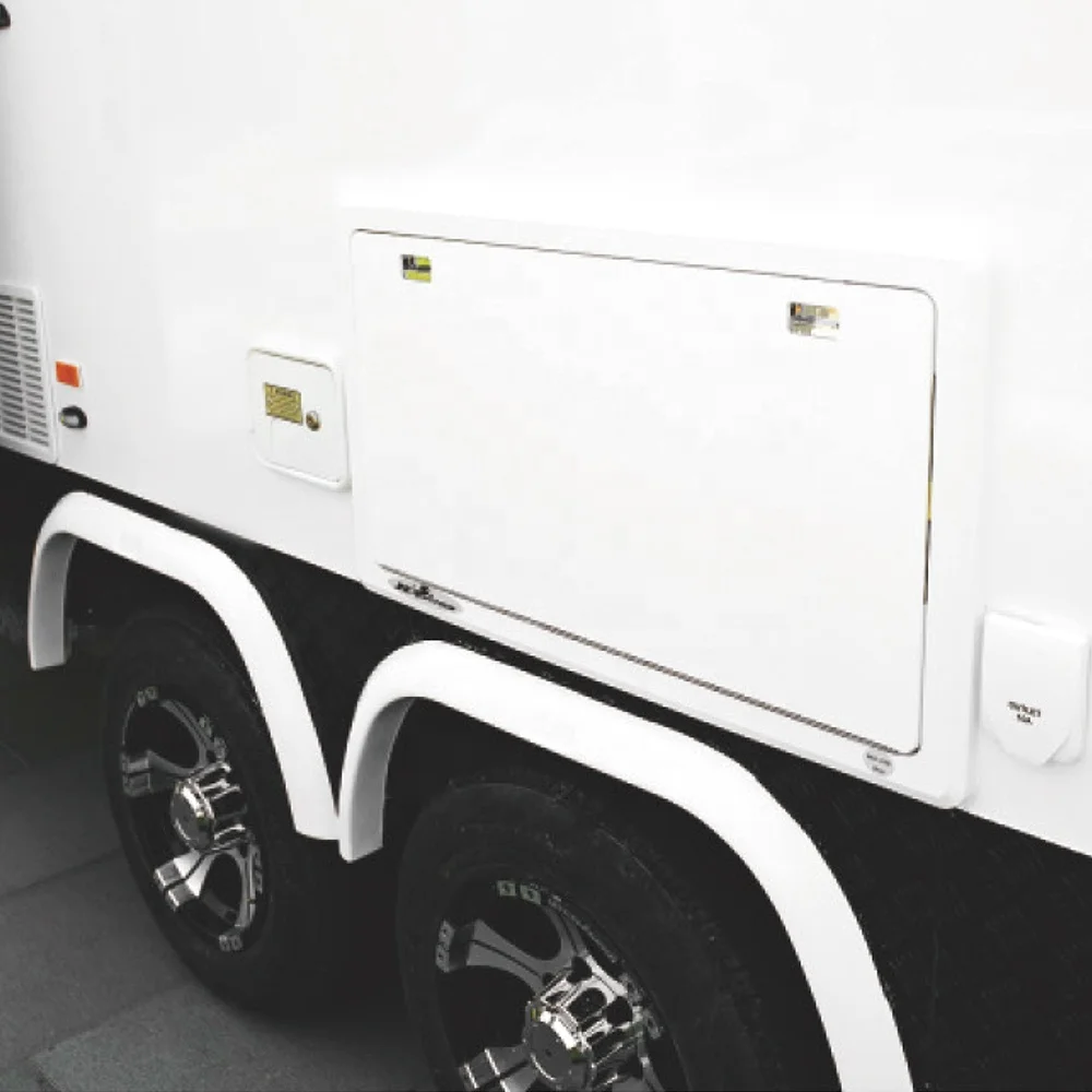 Ed298  RV  Picnic Table Side Mounted  Foldable  Hatch Picnic Table Outdoors for Travel Trailer Caravan Motorhome Camer Accessory