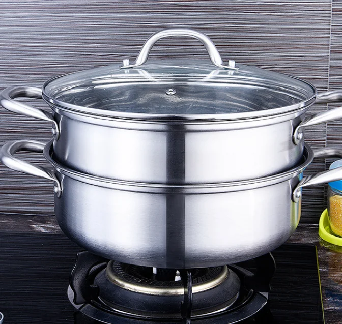 430 stainless steel double-layer soup steamer