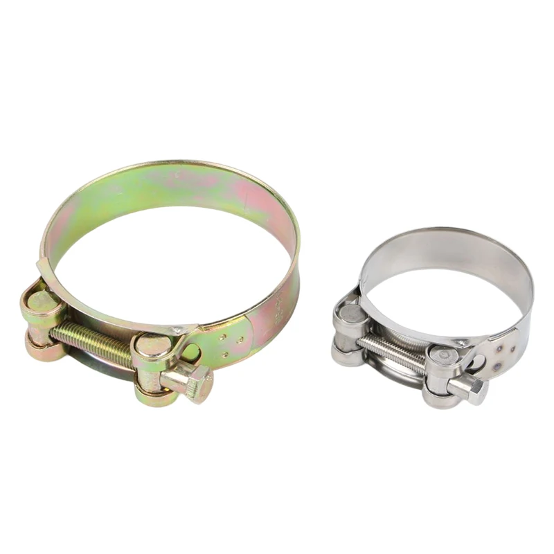 Solid Shaft Strong Pipe Clamp European Heavy-duty Powerful Galvanized Clamp