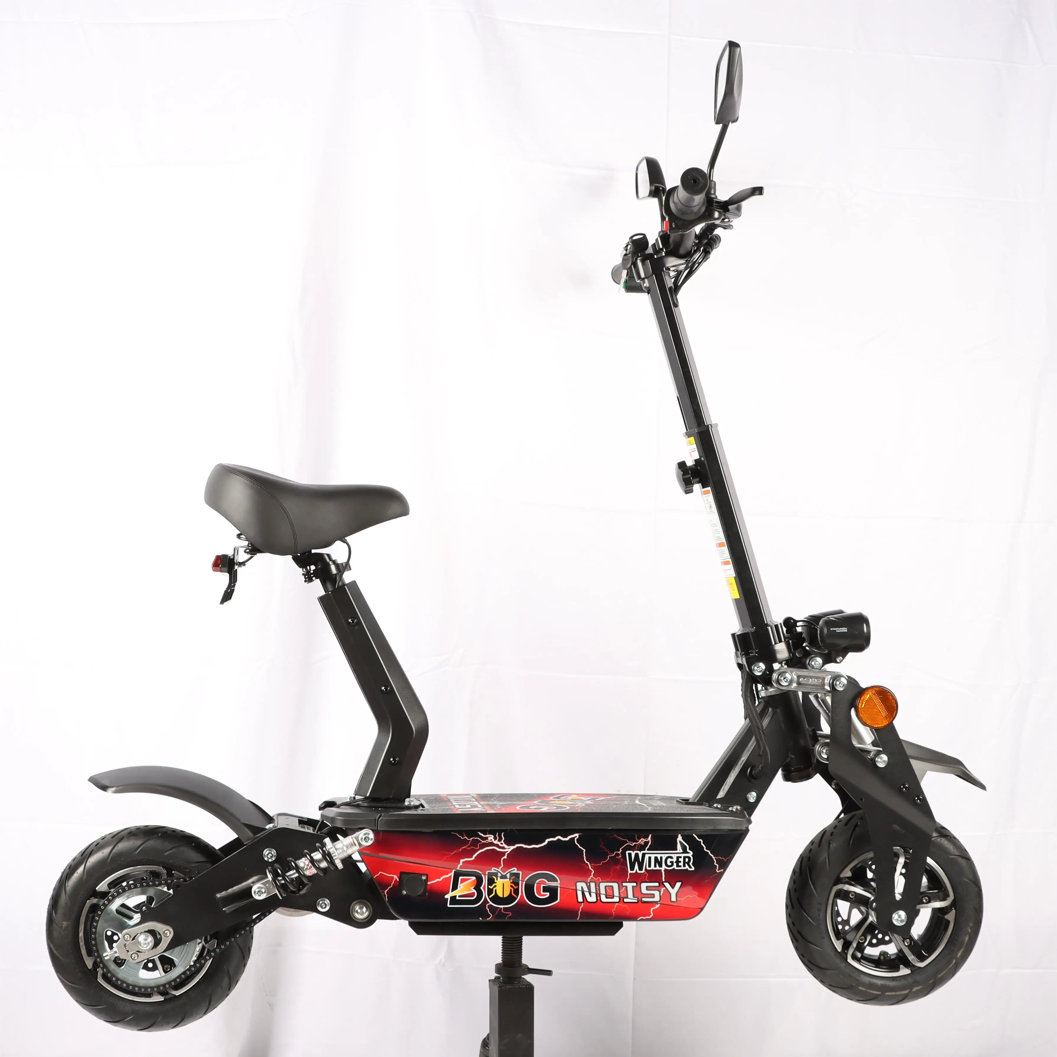 Factory direct sale WINGER BUG NOISY high power 1600w eco vehicle off road adult electric bike moped scooter
