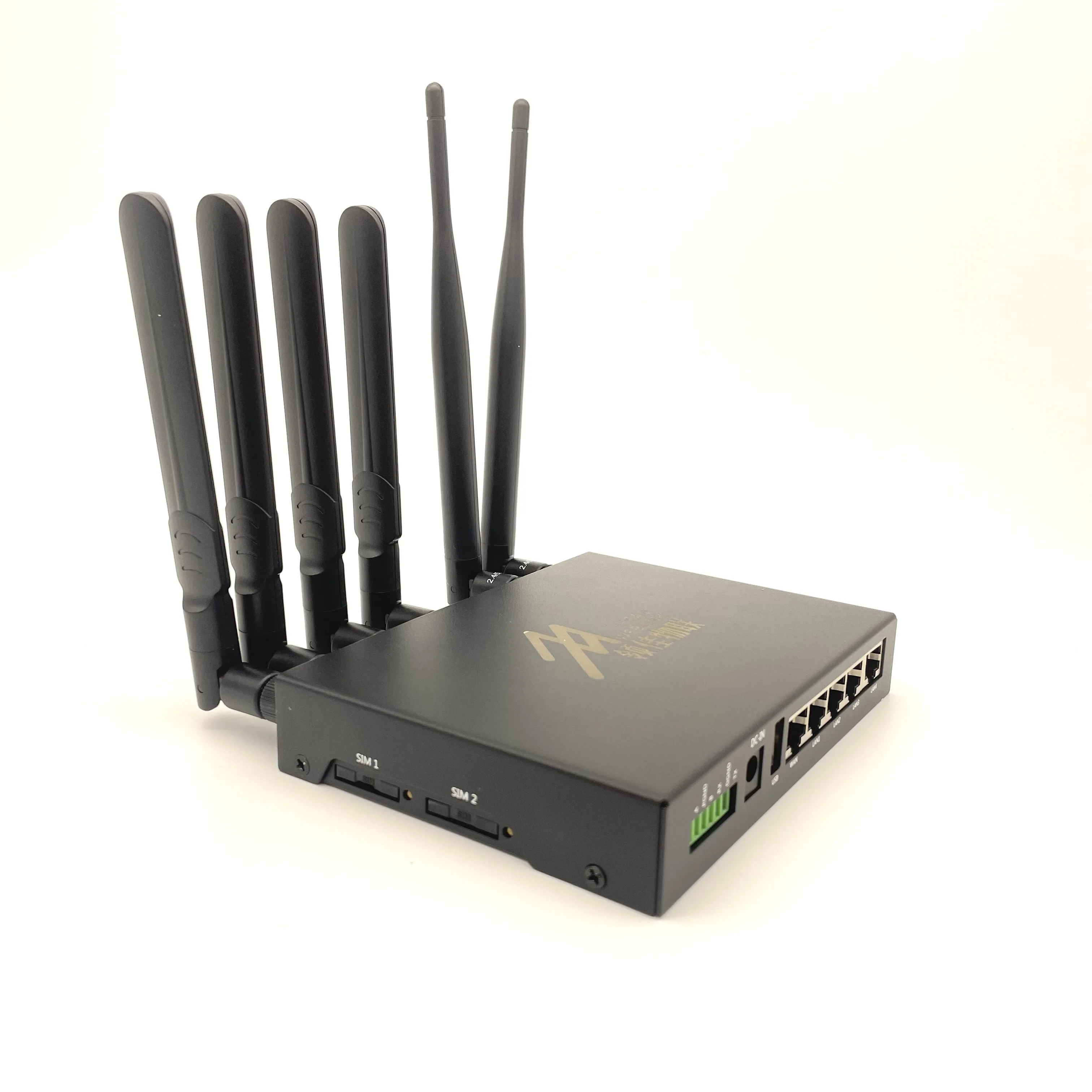 High Speed Industrial 4G Lte 5G Wireless Router Support WIFI 2.4G&5g with Dual SIM Slot ,GPS function