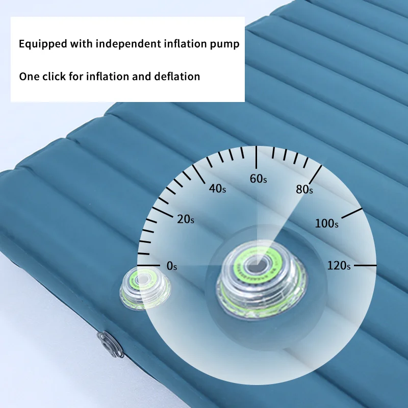 Inflatable Portable Memory foam Camping Floor Sleep Cot Mattress Folding Bed For Outdoor Home Guest kids