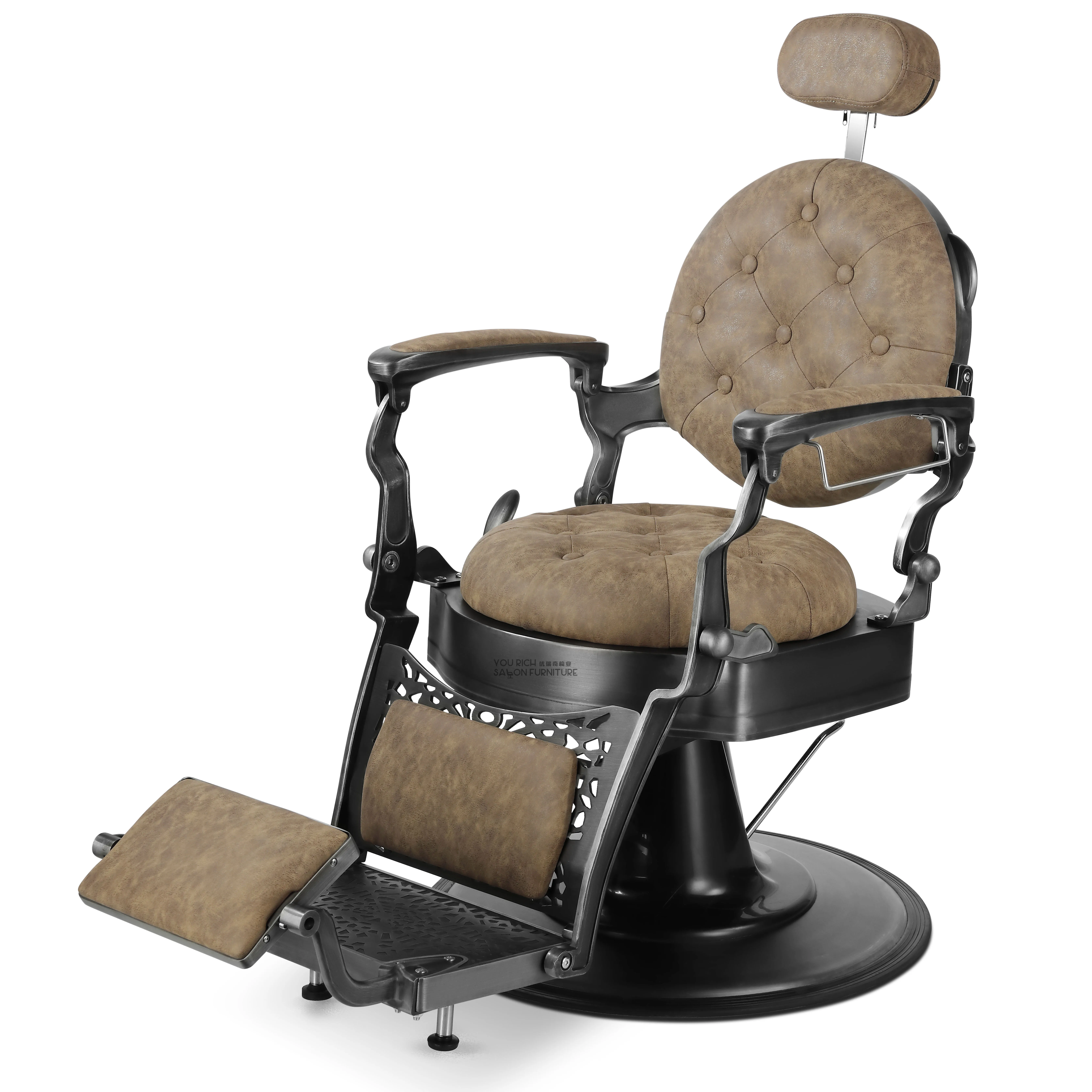Beauty hair salon chair barber chair  vintage pvc leather salon furniture barber chair wholesale price