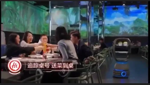 
Efficient Time Saving Self-walking Chat Customized Intelligent Food Serving Robot for Hotel Manufacturing Plant Printing Shops 