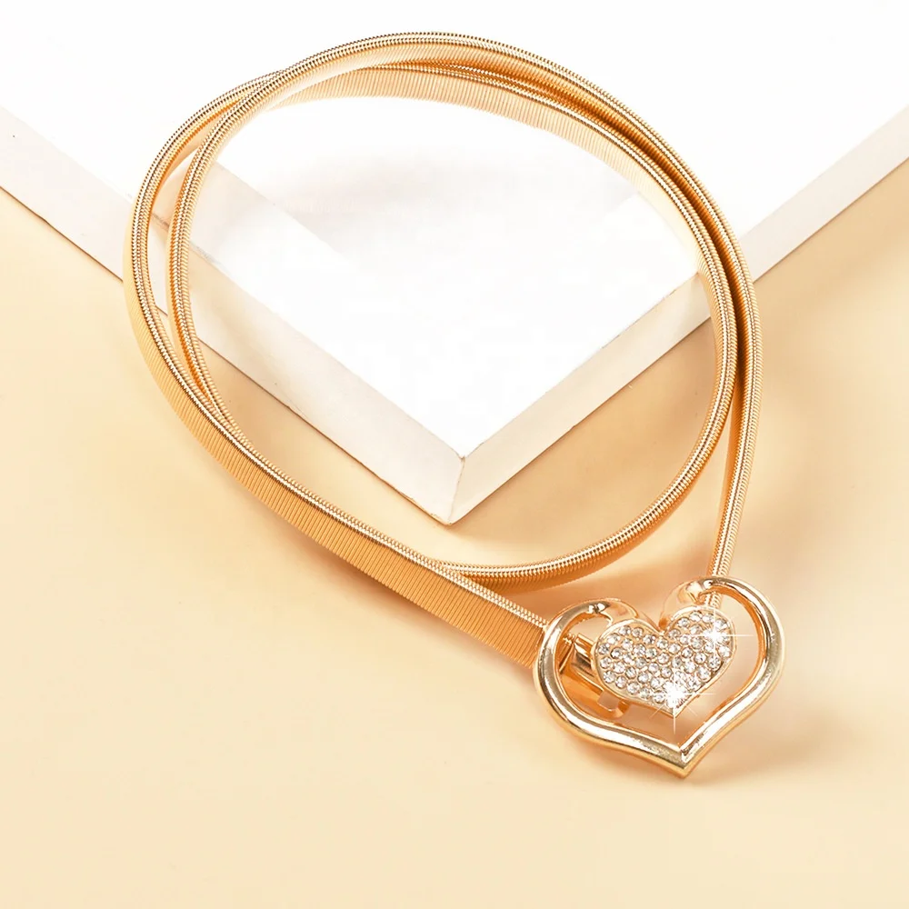 Fashion Metal Belt Ladies Stretch Decorative Waist Chain Jewelry Body Chain