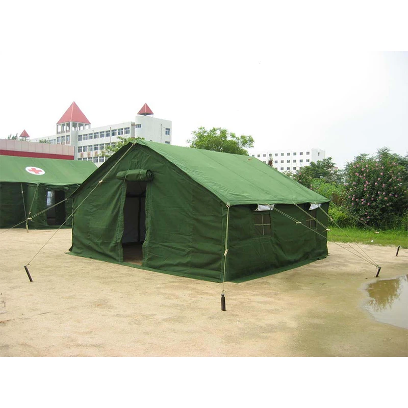 Aosener 93A type heavy duty canvas squad green tent for winter with heating winter tent