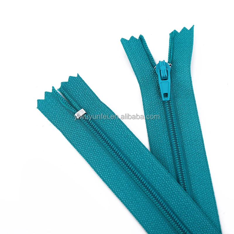 Factory Wholesale Cheap Price Custom Length #3 #5 #7 Close-end Nylon Zipper for Garment Dress Clothes Bag