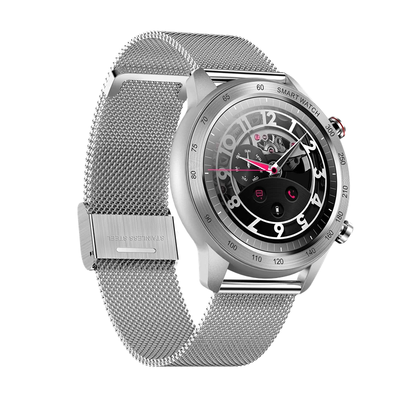 IP68 Waterproof Accept Call Sport Reloj Smartwatch Mx5 With Blood Pressure Heart Rate Monitor Round Smart Watch