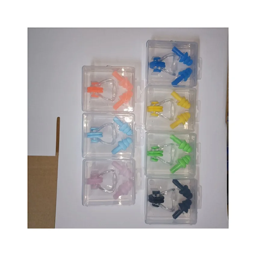 Китайский поставщик, изысканные носовые Клипсы из ТПЭ всех цветов для плавания