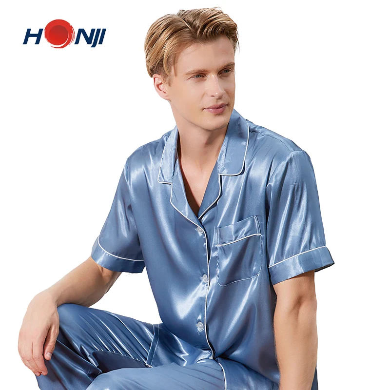
Summer men suit spinning comfortable summer pajamas 