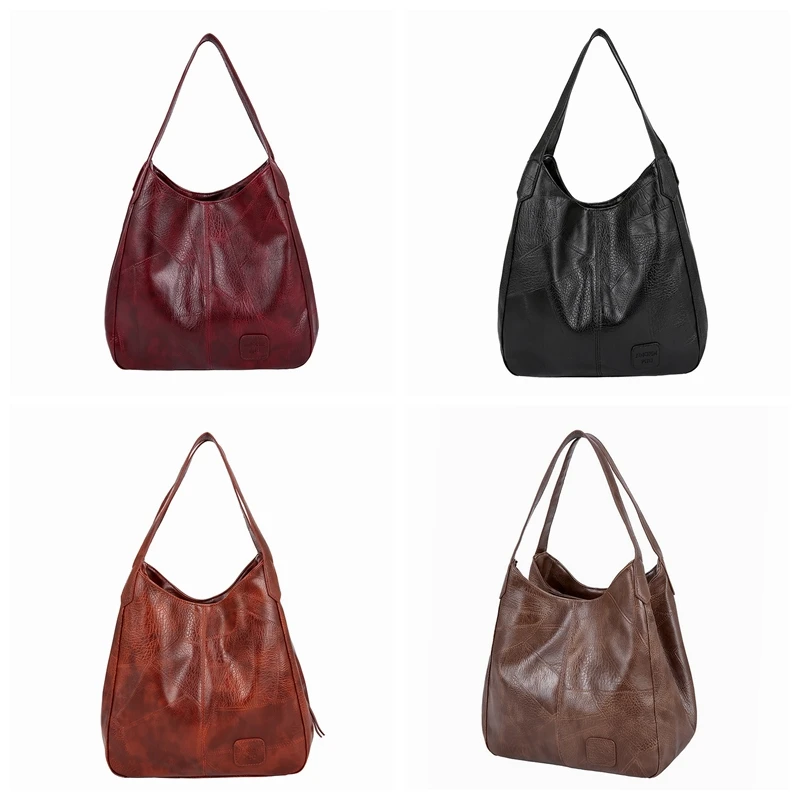 Women Soft Leather Hand bags Luxury Handbags Shoulder Bags Female Top-handle Bags large capacity