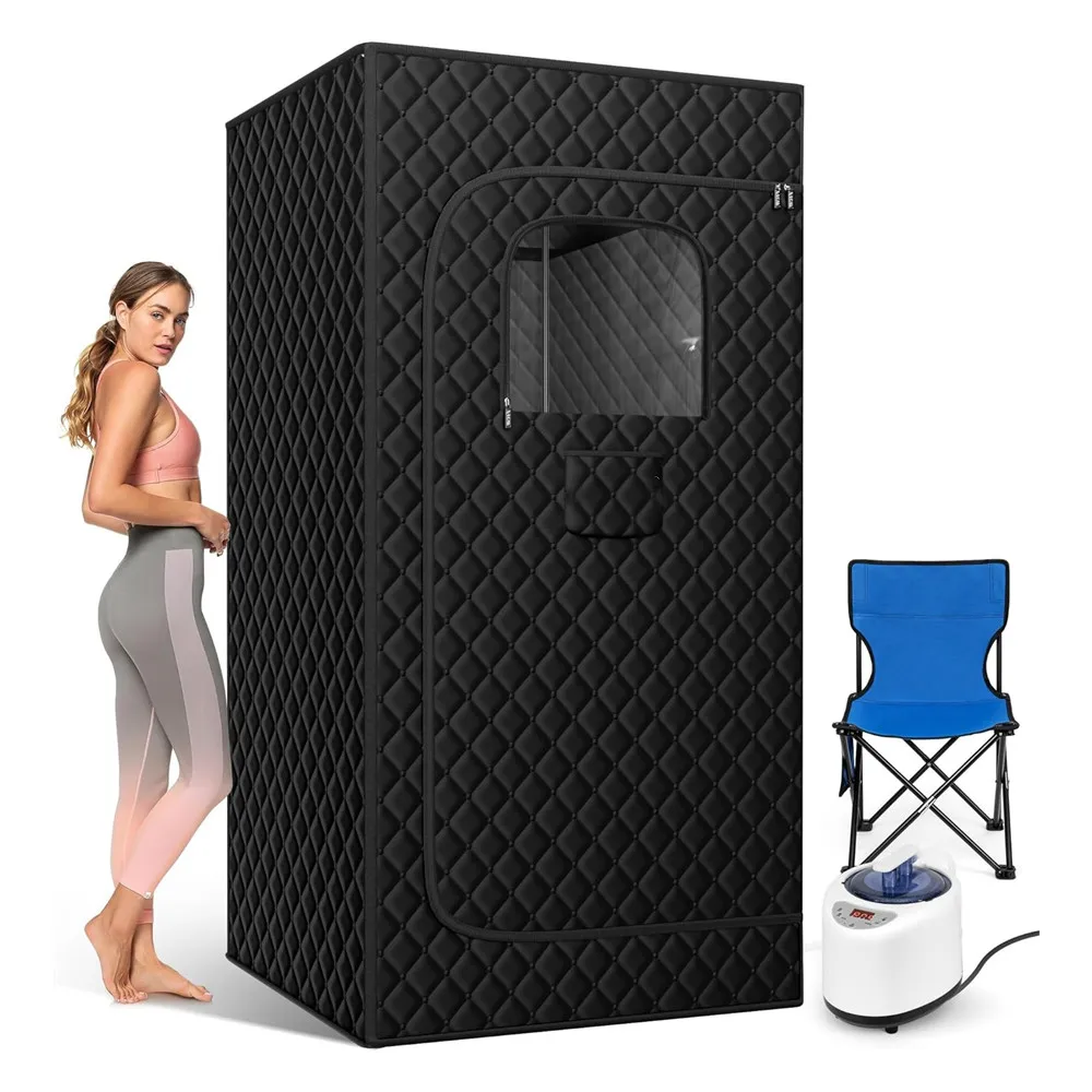 Foldable Portable Wet Spa Slimming Outdoor Steam Sauna Tent Home Sauna Tent One Person Steam Room Sauna