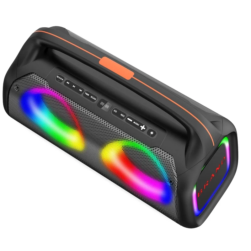 New style boombox with J B L light and usb function bluetooth speakers for outdoor table model sound system tws speaker