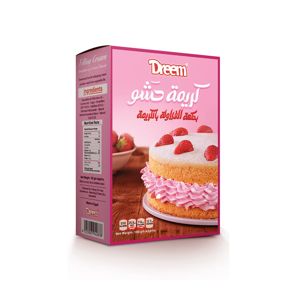 Halal Food Chocolate Flavor Cheap Price Delicious Whipping Cream Powder Filling Cream Powder For Sale