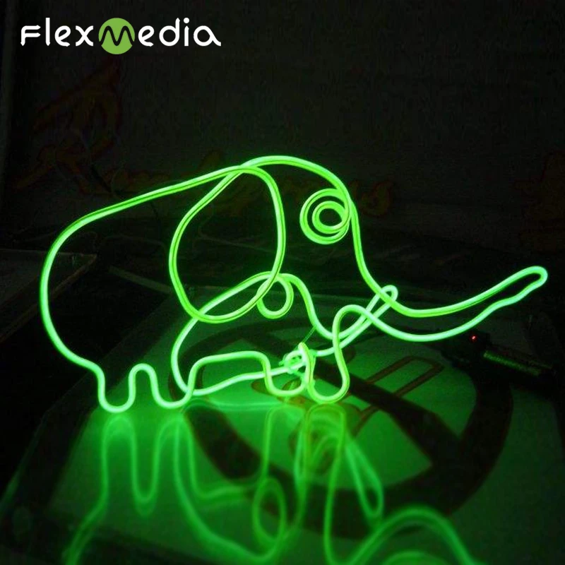 light up waterproof EL strip EL tape electroluminescent sheet led neon strip display for car decal stair strip indoor or outdoor