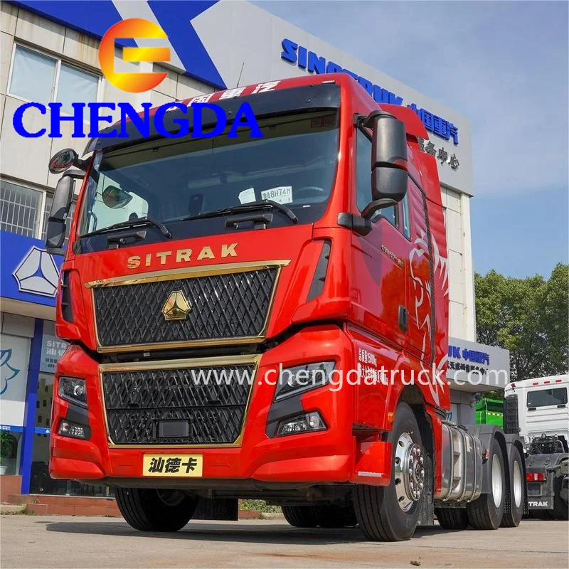 New China Diesel CNG LNG Sinotruk Sitrak C9H 6*4 Tractor Truck Head Trailer Trucks Price For Sale