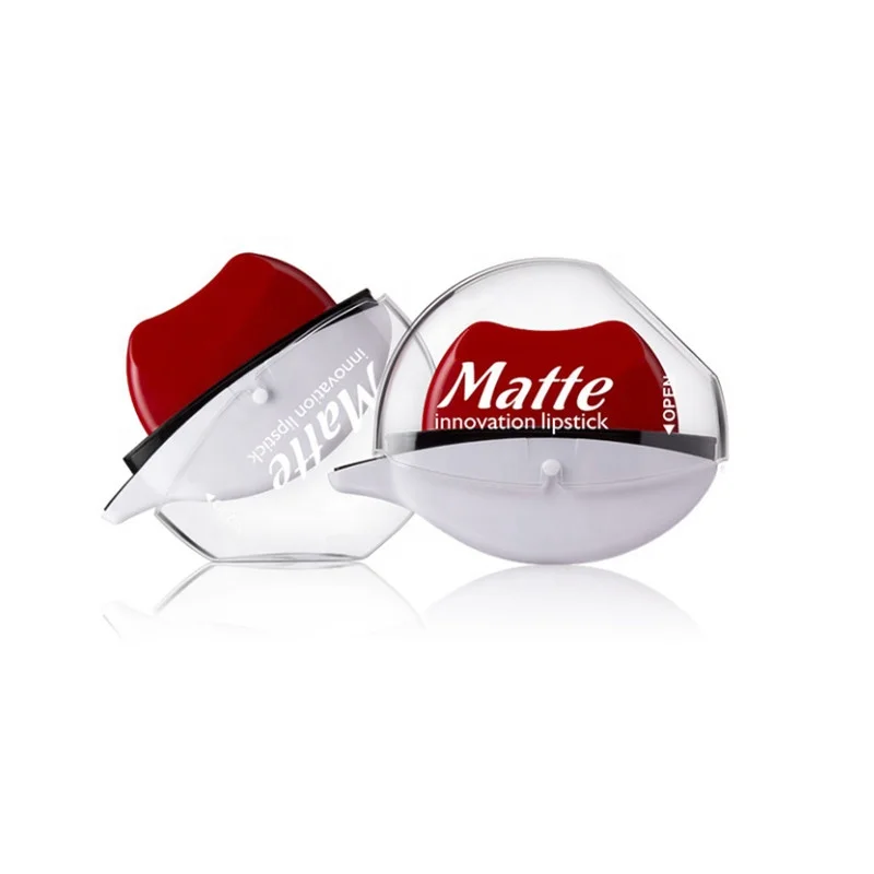 Private Label Makeup Waterproof Long Lasting Sexy Red Lip Gloss Moisturizing Non-Stick Cup Lip Tint Velvet Matte Lipstick