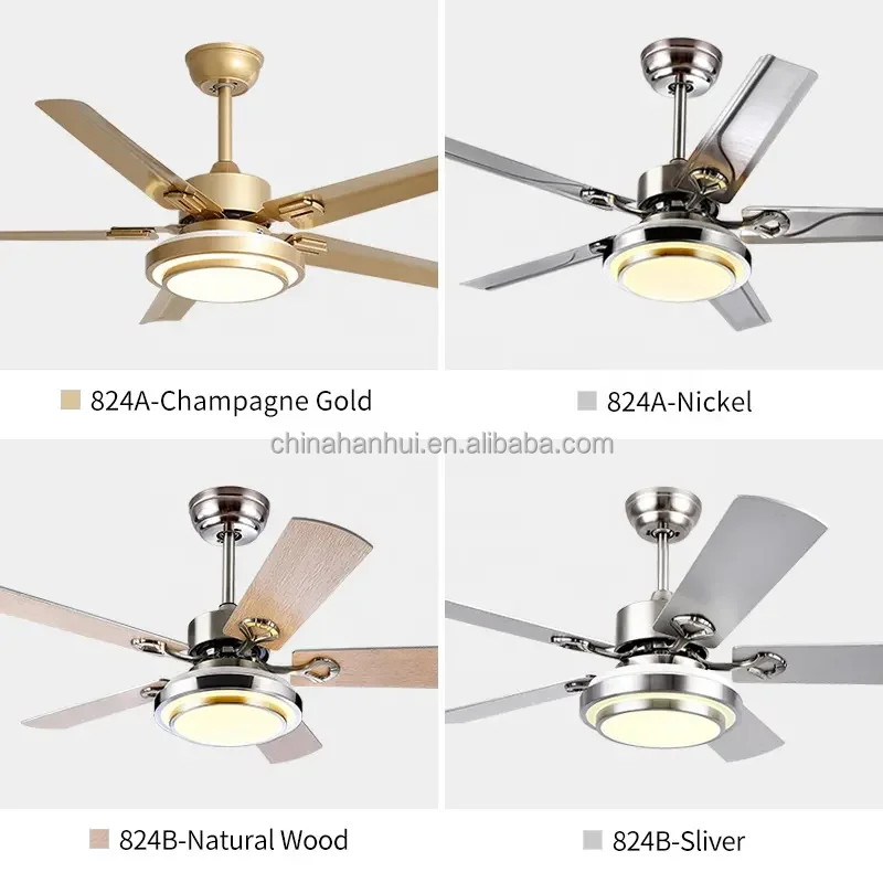 Hot selling Ceiling Fans with Remote Control and Lights