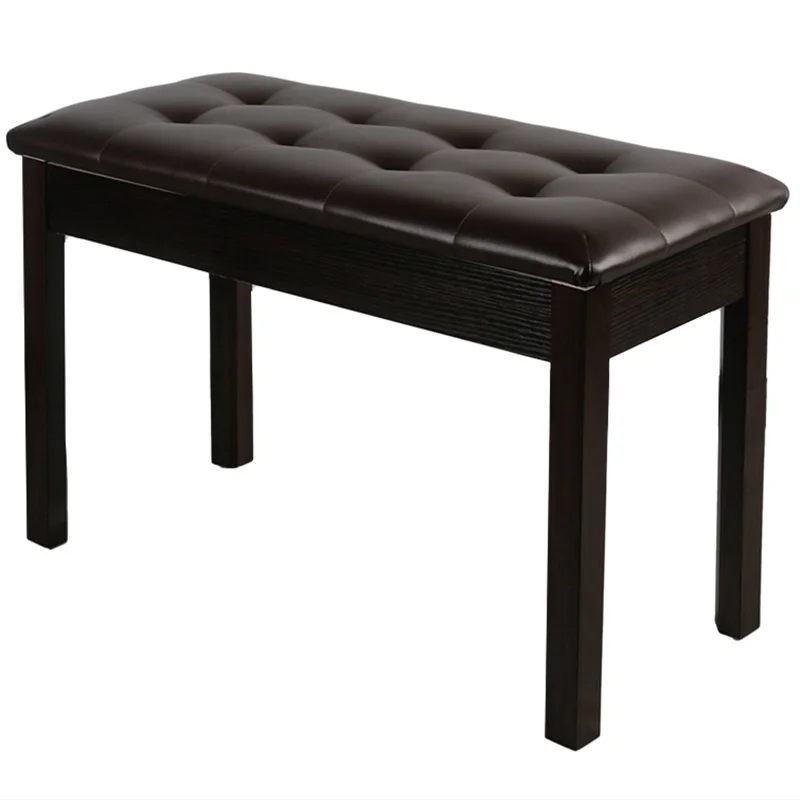 Flykeys Piano Bench Musical instruments modern wooden piano stool bench black white brown piano chair S105