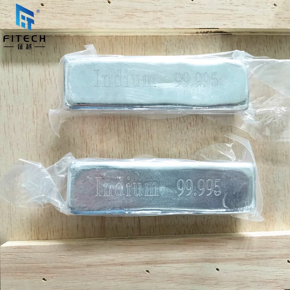 Supply high purity Silvery White indium metal prices ,Indium metal ingot