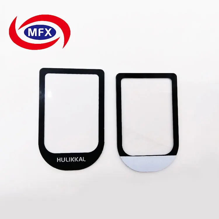 OEM Small Size 0.55mm 0.7mm 1mm 2mm Screen Protection Silk Printing Tempered Glass Panel Cover Panels