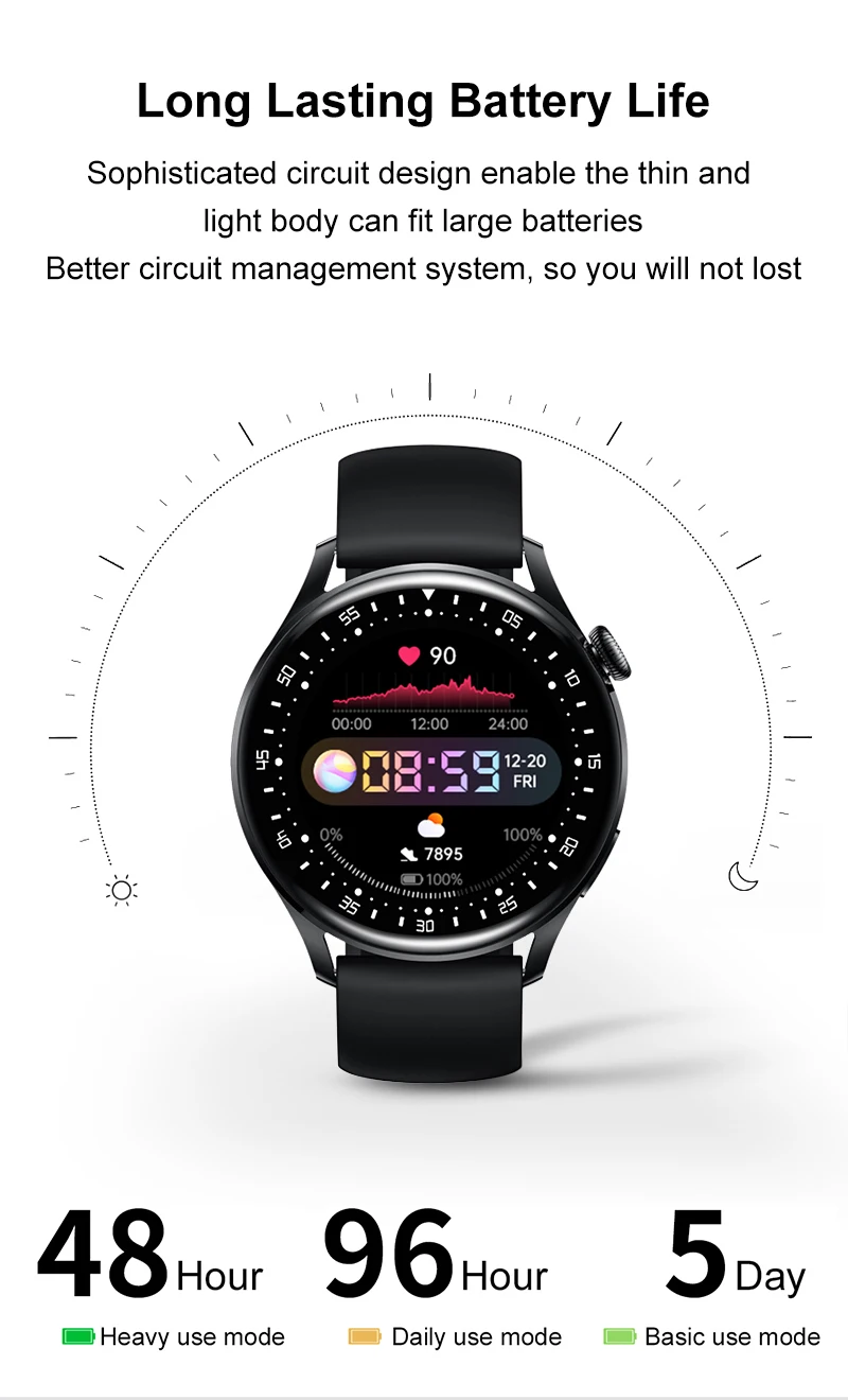 Professional smart watch android Phonebook Sync Find my phone Smartwatch D3 Pro