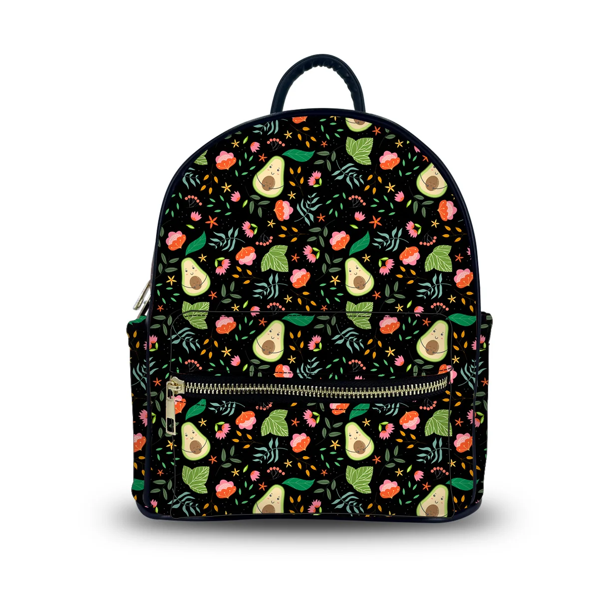 Leather Travel Backpacks School Bags Women School Bags Backpack For Ladies Stylishs Print On Demand Leather Backpack