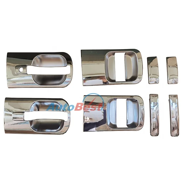 ABS CHROME CARBON FIBER COLOR DOOR HANDLE COVER DOOR HOUSING DOOR BOWL FOR HYUNDAI H1 STAREX 2008 ACCESSORIES