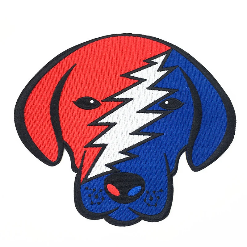 Factory free design embroidery cloth stick embroidery stick woven label heat transfer exquisite cartoon custom embroidery