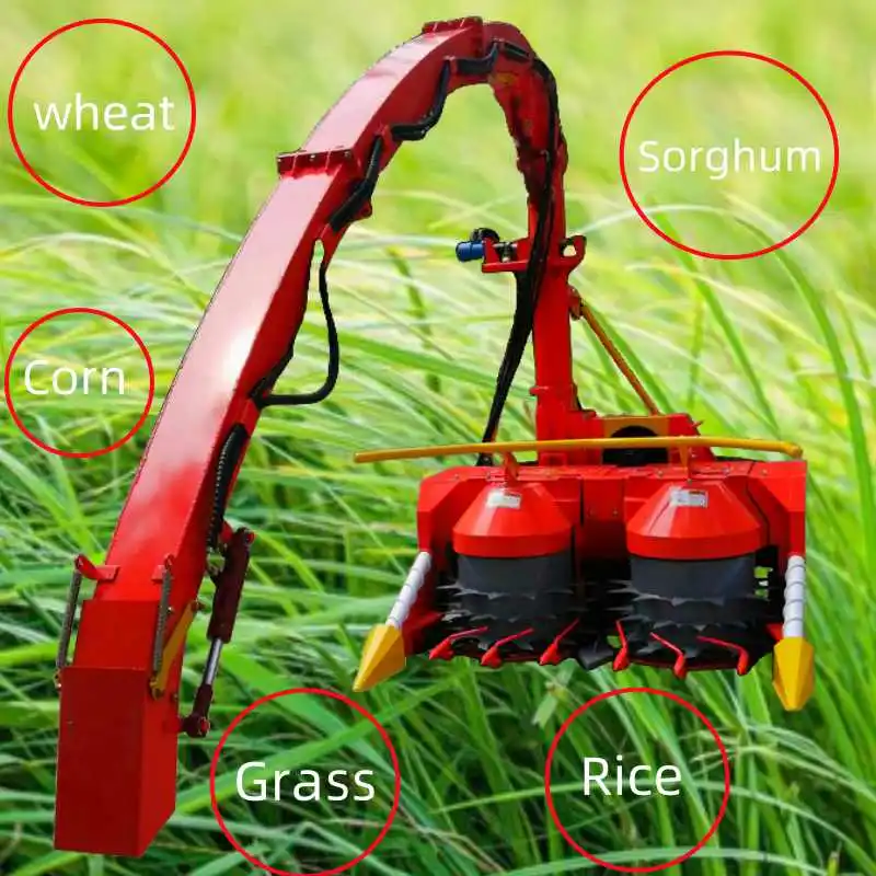 tractor mounted harvest machine for corn harvester for tractor machine