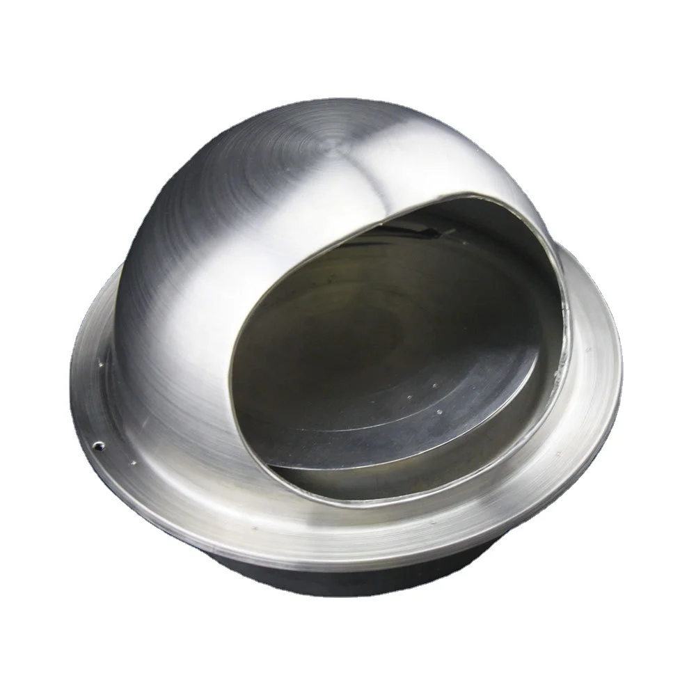 Hvac Stainless Steel Round air Vent Cap with Non Return Damper