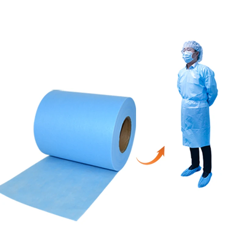NBI medical consumable anti slip overshoes  sms smms shoes nonwoven fabric suppliers