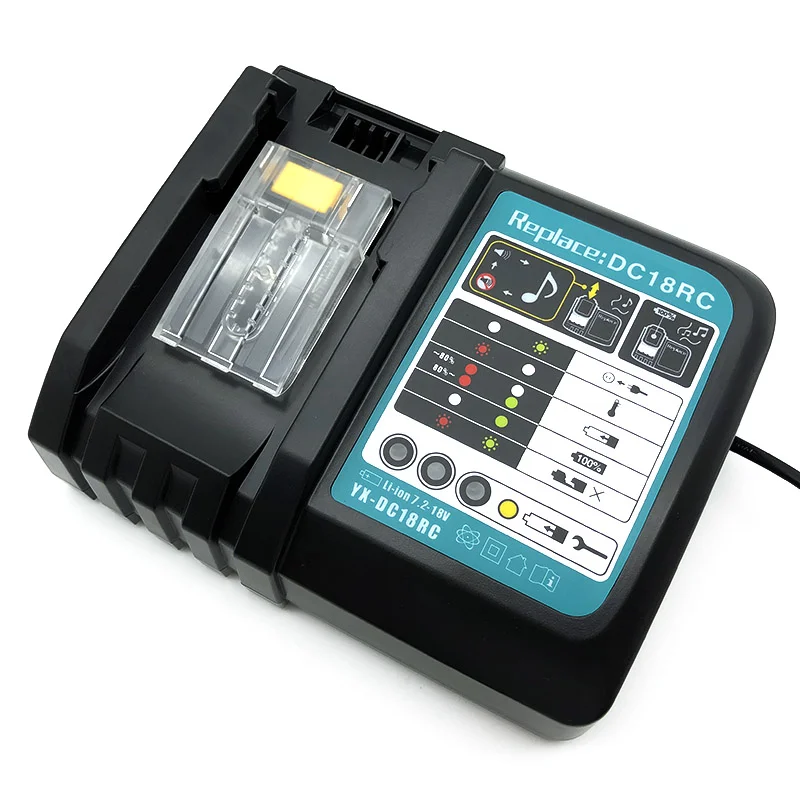 DC18RC Battery Charger for Makitas 14.4V-18V Lithium Battery BL1830 BL1850 BL1840B BL1041B BL1820
