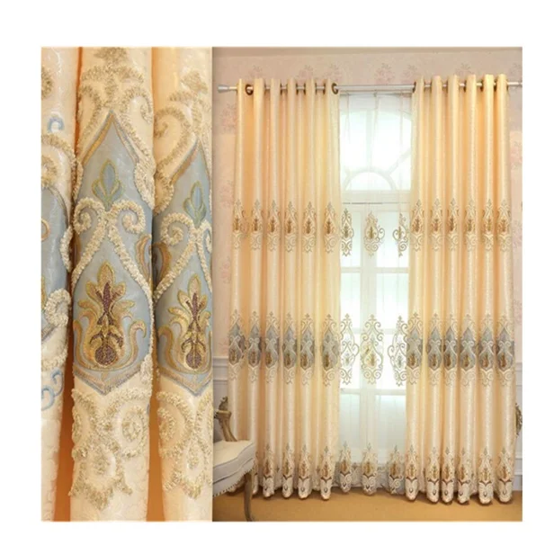 Индивидуальные сине-зеленые тканевые затемняющие черные шторы для дома