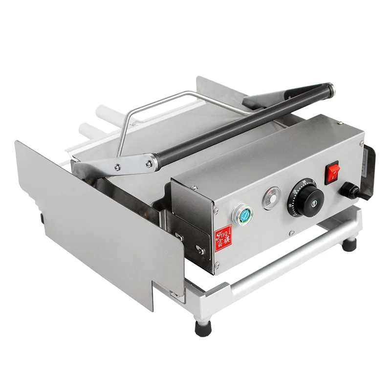 Fuqi Burger Making Machine Burger Maker Commercial Burger Baking Machine Double Layer Stainless Steel Hamburger Baker