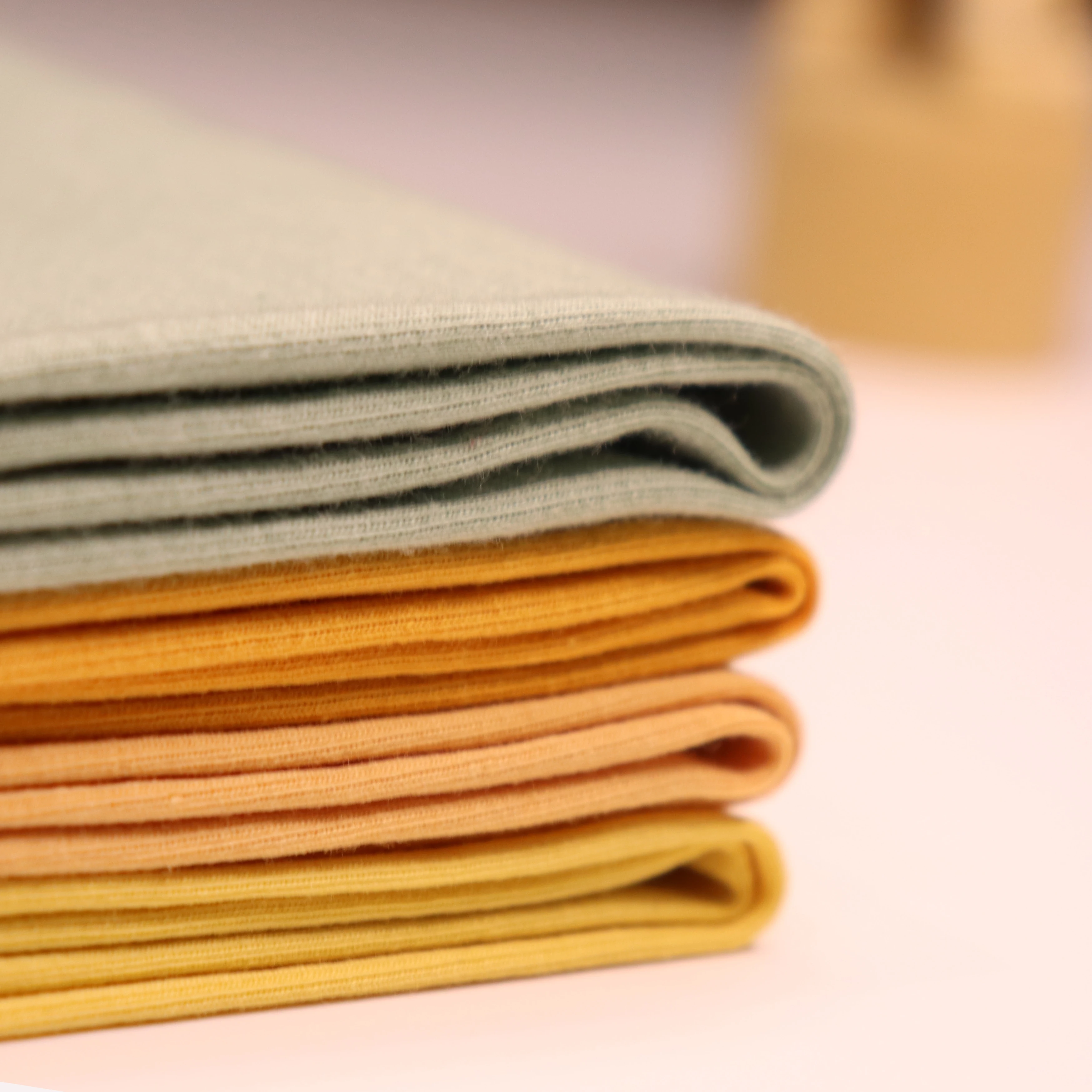 40s Customizable color free sample Soft 170g 100% Cotton Spandex Fabric For T-shirt