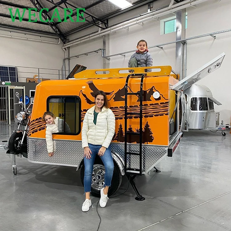 
Australian standard off road aviation aluminum travel trailer 