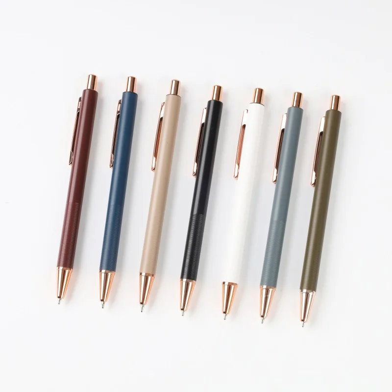 Gift promotional customized logo advertising metal ball point pen colored personalizzed metal pens for engraving