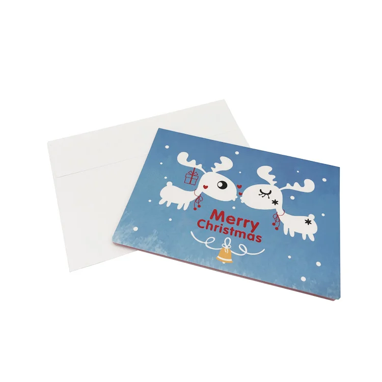 
Custom Printing High Quality Colorful Paper Thank You Gift Greeting Cards With Envelope 