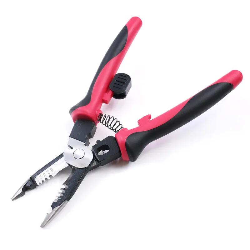 Wire Stripping Pliers Crimping Electrician Pliers Wire Stripper Side Cutters Multifunction Stripper Hand Tools