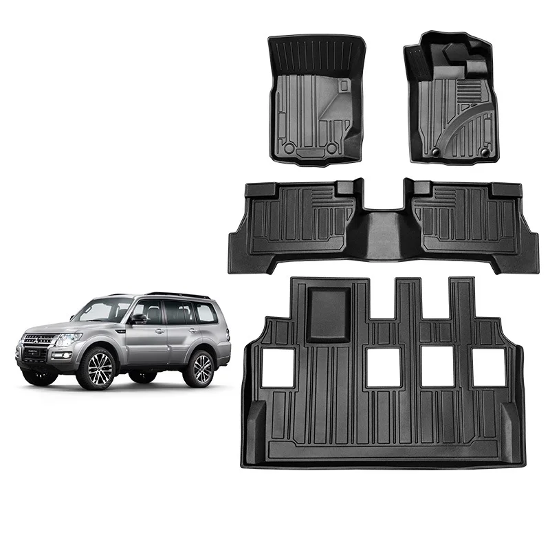 Ограниченное время горячая Распродажа Mitsubishi Pajero модный Tpe автомобильный напольный коврик