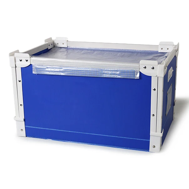 Cheap industrial waterproof Folding and stackable storage container