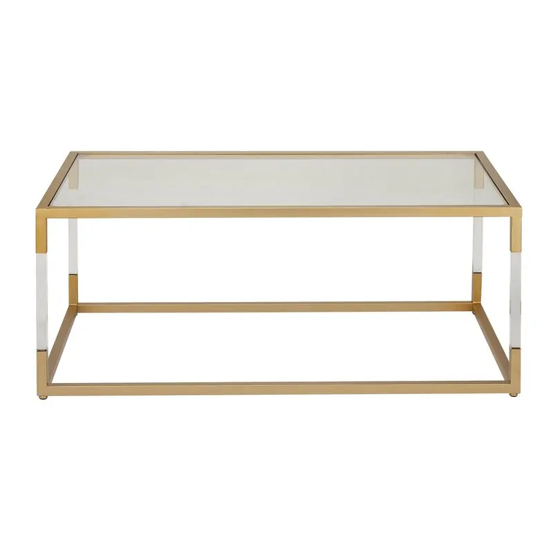 Popular Factory Home Furniture Living Room Acrylic Table Modern Design Acrylic Dining Table Coffee Table