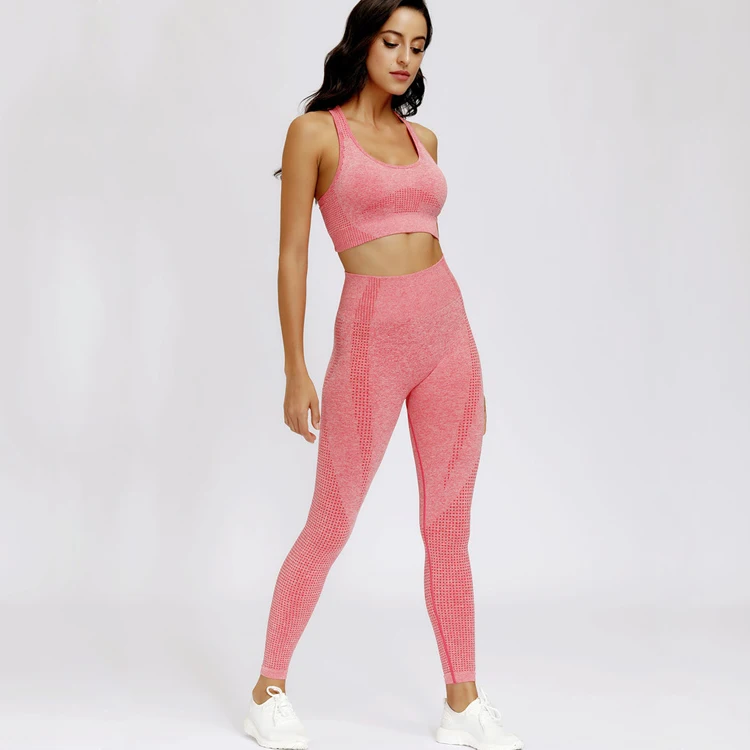 OEM женские облегающие леггинсы с высокой талией для тренировок в тренажерном зале, для бега, спортивный комплект для фитнеса