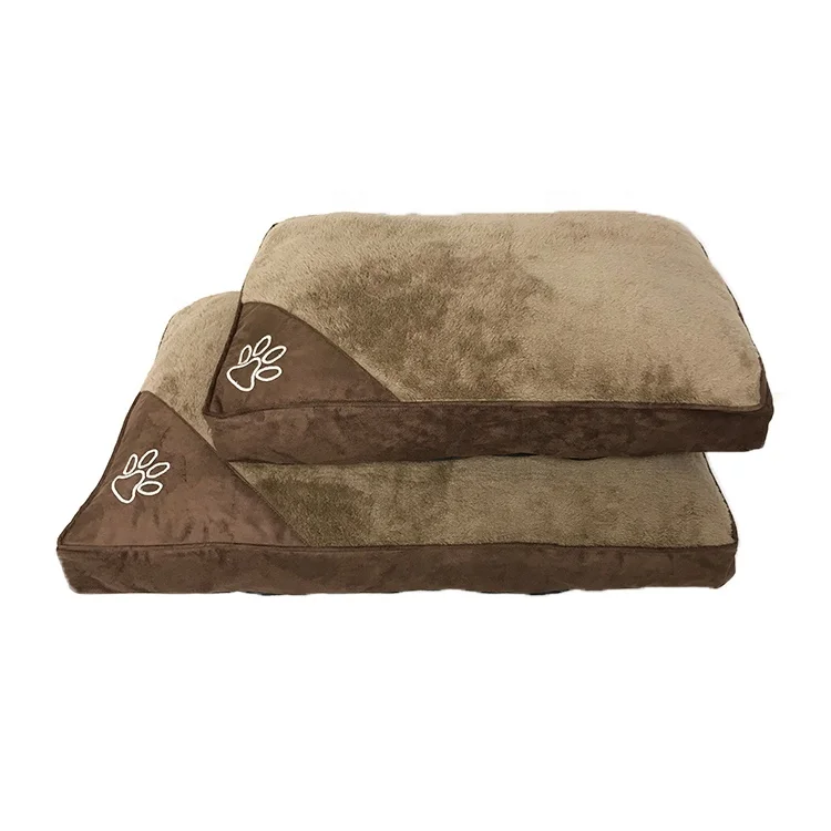 
Warm Brown Suede Soft Pet Microfiber Dog Mat Dog Bed Cushion 